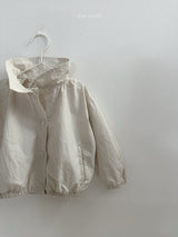 ［minirobe］Ruffle Short Trench