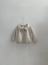 ［minirobe］Ruffle Short Trench