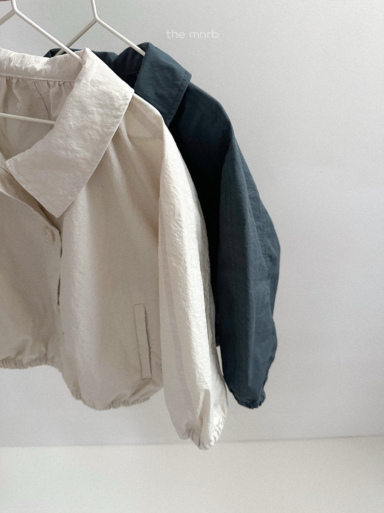 ［minirobe］Ruffle Short Trench