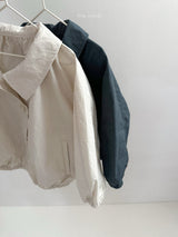 ［minirobe］Ruffle Short Trench