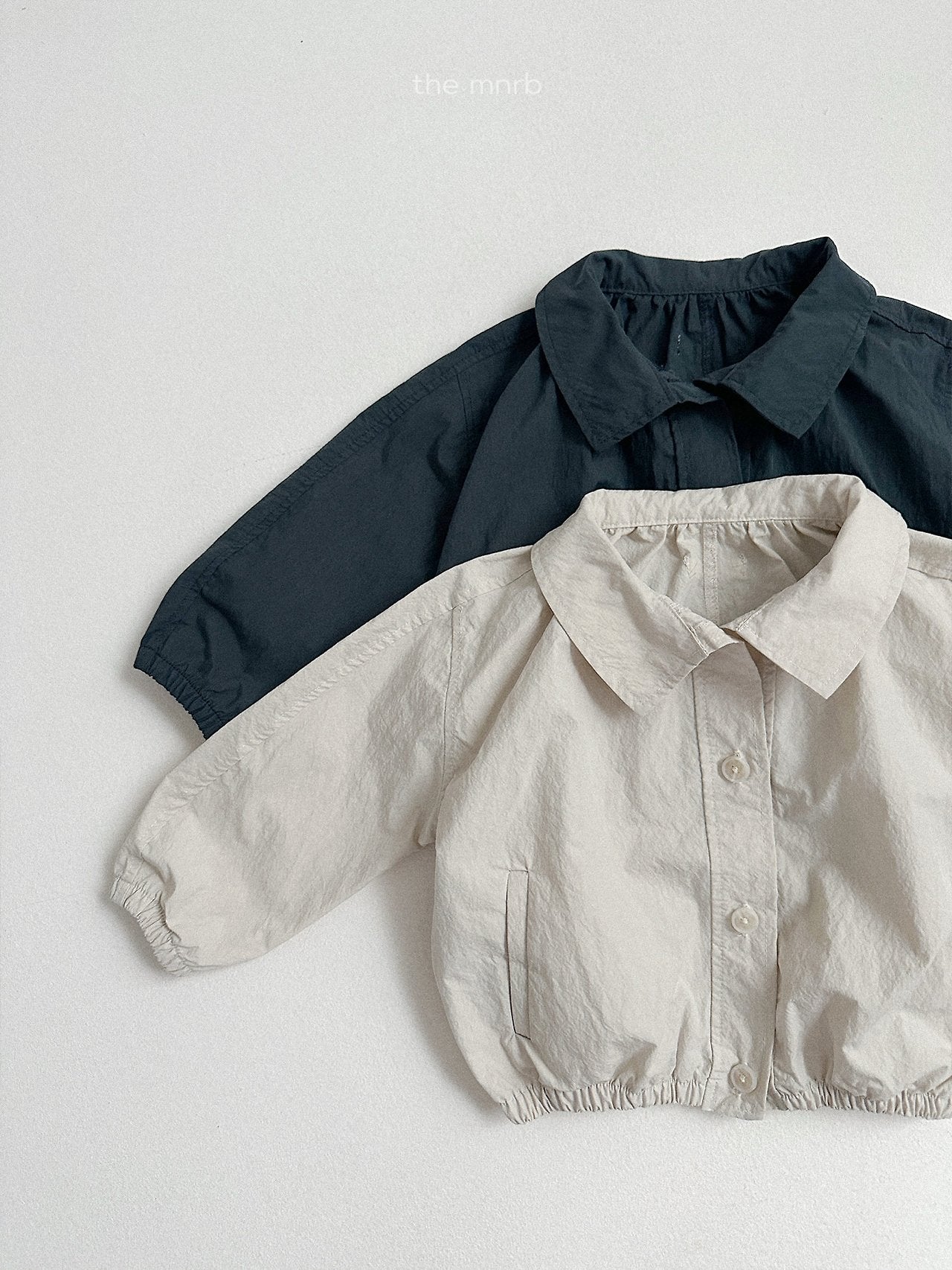 ［minirobe］Ruffle Short Trench
