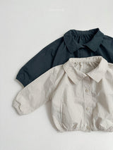 ［minirobe］Ruffle Short Trench