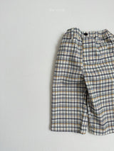 ［minirobe］Adele Check Pants