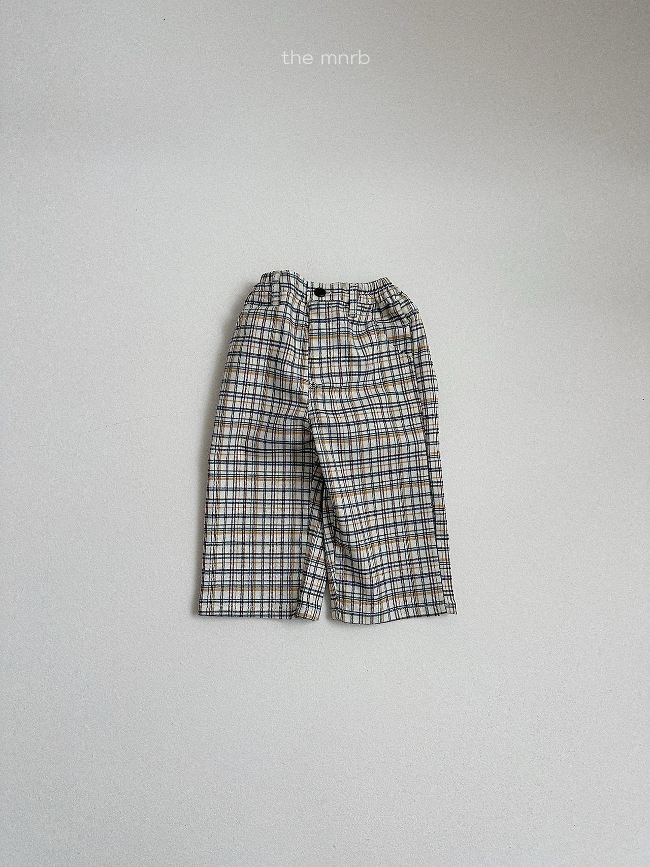 ［minirobe］Adele Check Pants
