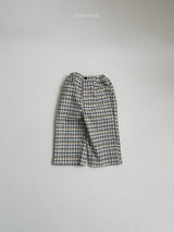 ［minirobe］Adele Check Pants