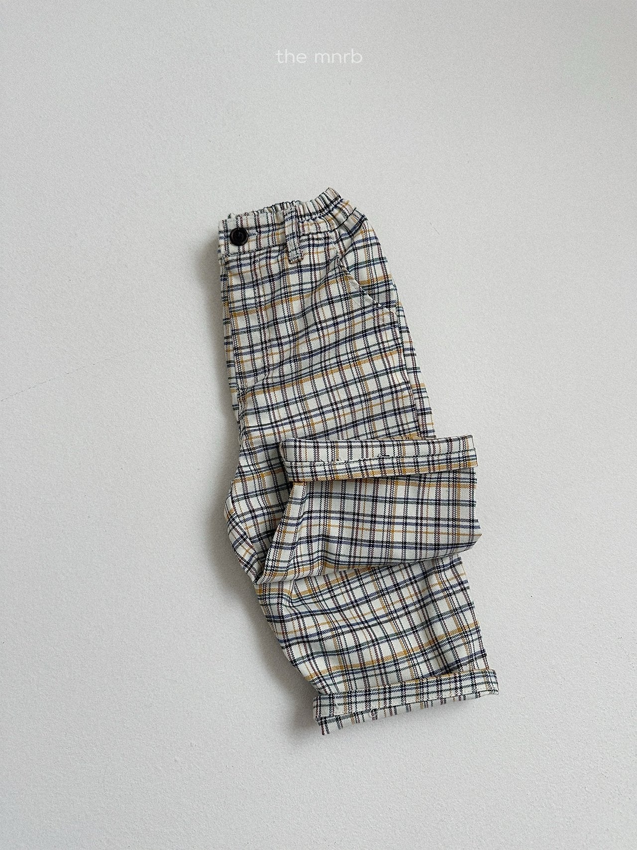 ［minirobe］Adele Check Pants