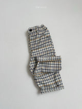 ［minirobe］Adele Check Pants