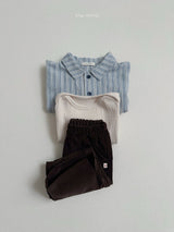 ［minirobe］Woody Stripe Shirt