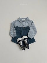 ［minirobe］Woody Stripe Shirt