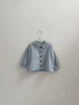 ［minirobe］Woody Stripe Shirt