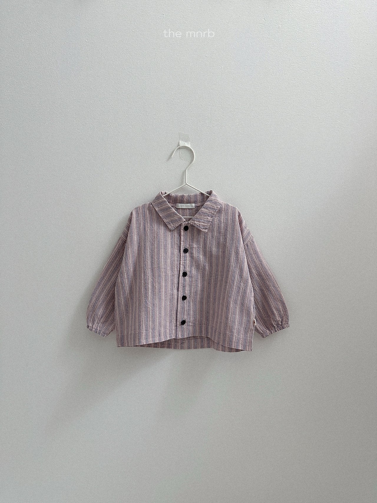 ［minirobe］Woody Stripe Shirt