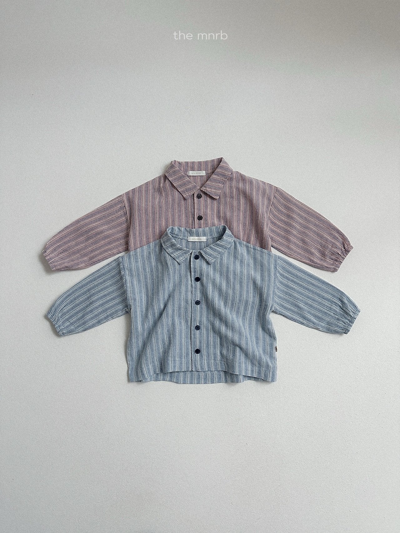 ［minirobe］Woody Stripe Shirt