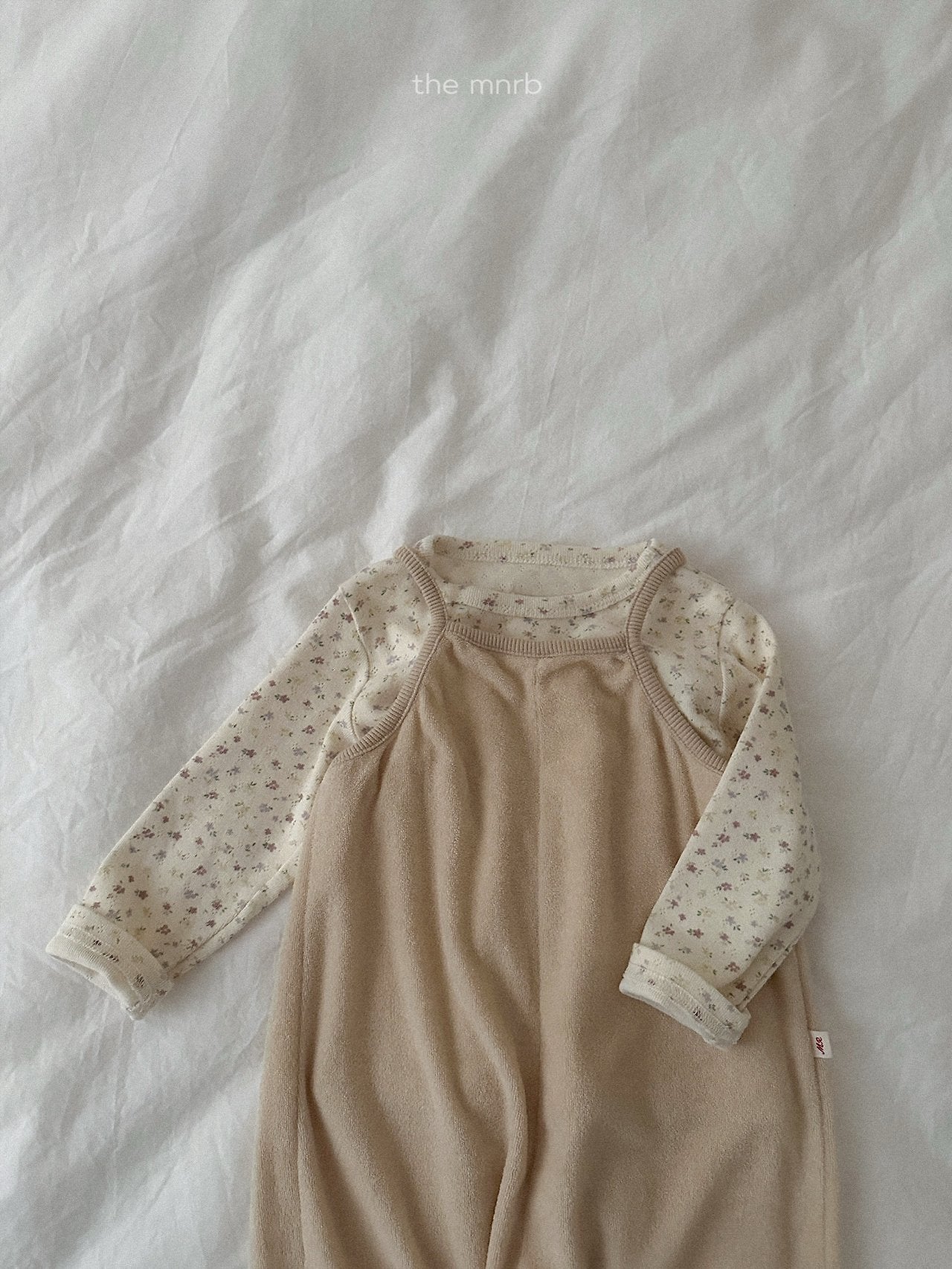 ［minirobe］Cotton Eyelet Flower Tee