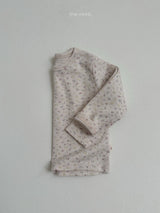 ［minirobe］Cotton Eyelet Flower Tee