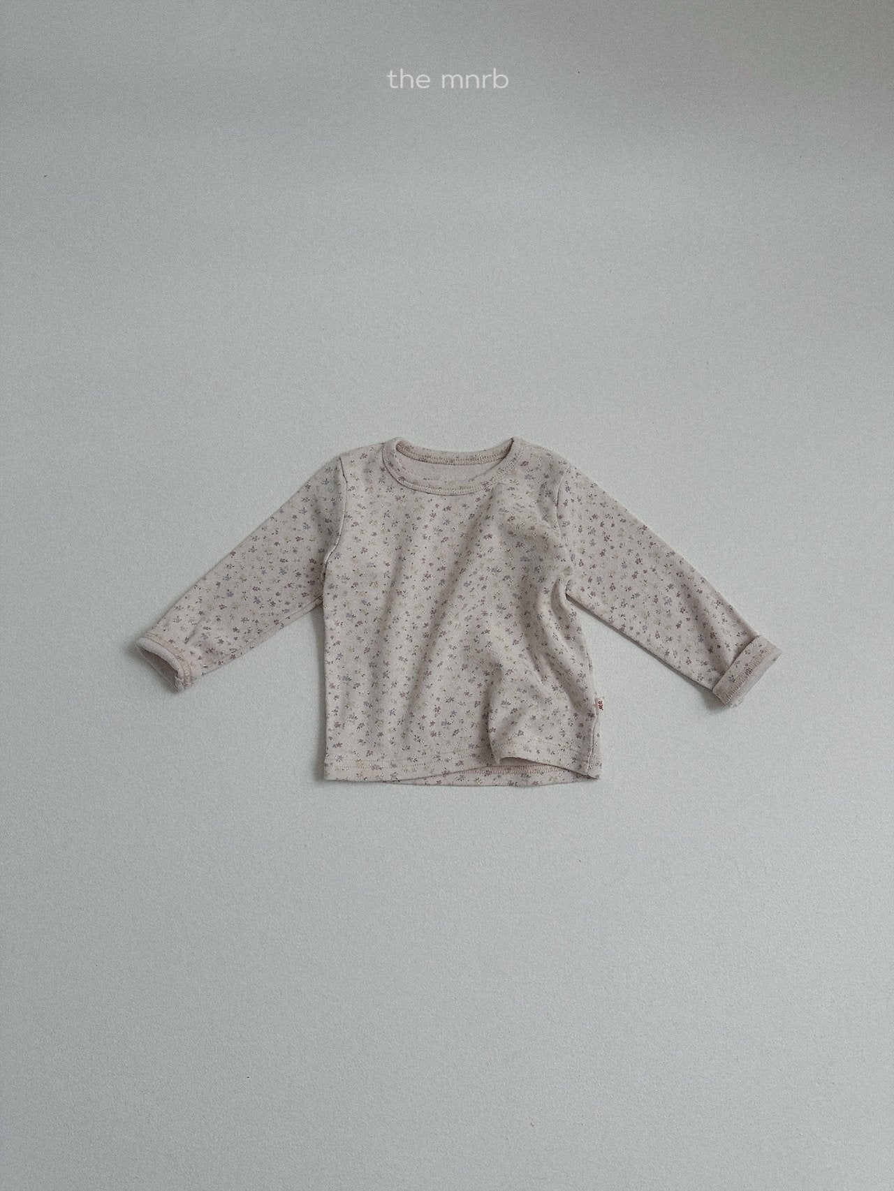［minirobe］Cotton Eyelet Flower Tee