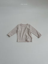 ［minirobe］Cotton Eyelet Flower Tee