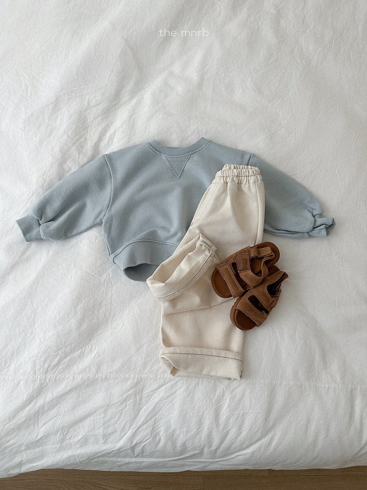 ［minirobe］Non-Fade Denim Pants