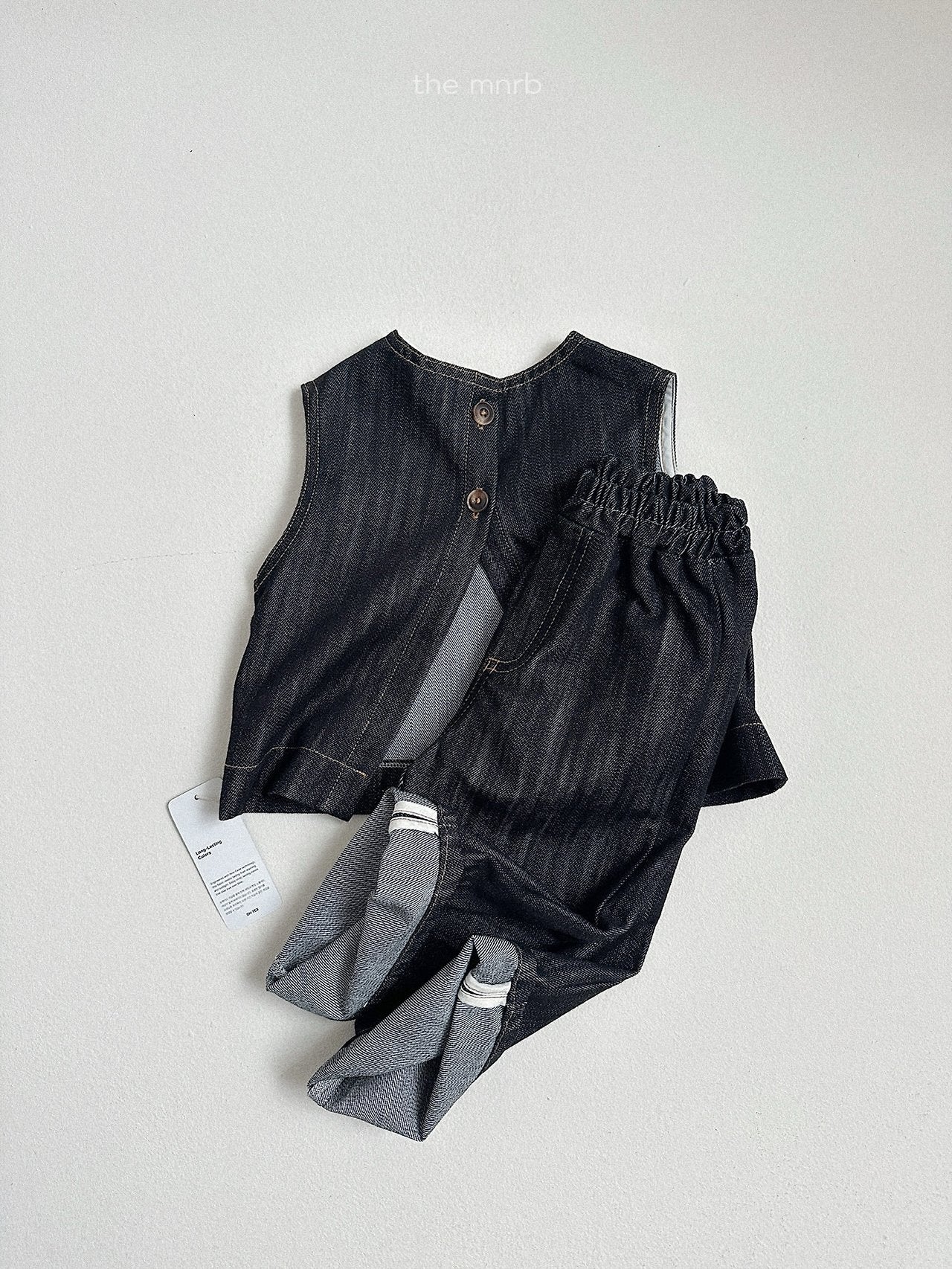 ［minirobe］Non-Fade Denim Pants