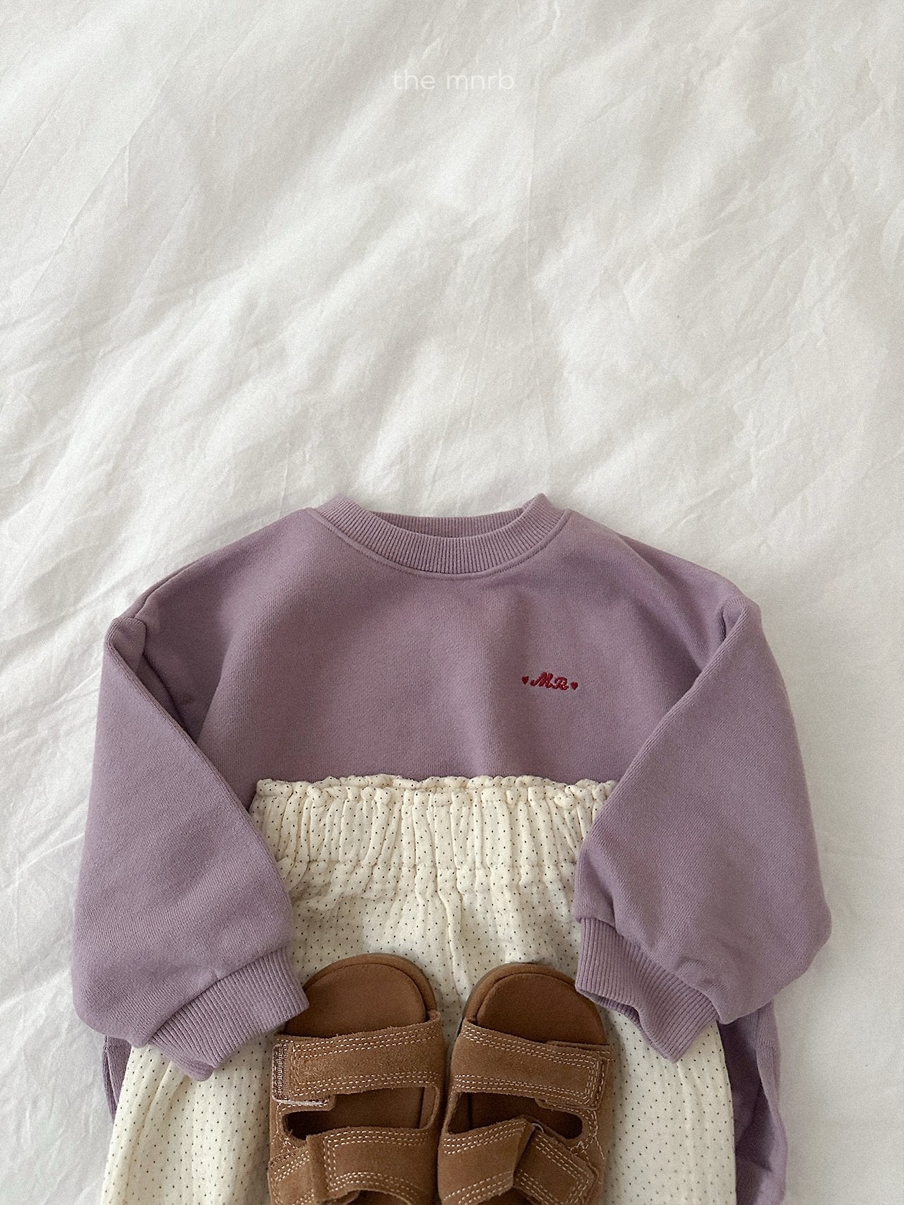 ［minirobe］Asymmetric Sweatshirt
