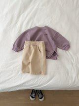 ［minirobe］Asymmetric Sweatshirt