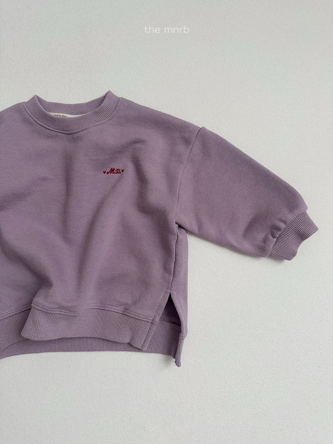 ［minirobe］Asymmetric Sweatshirt