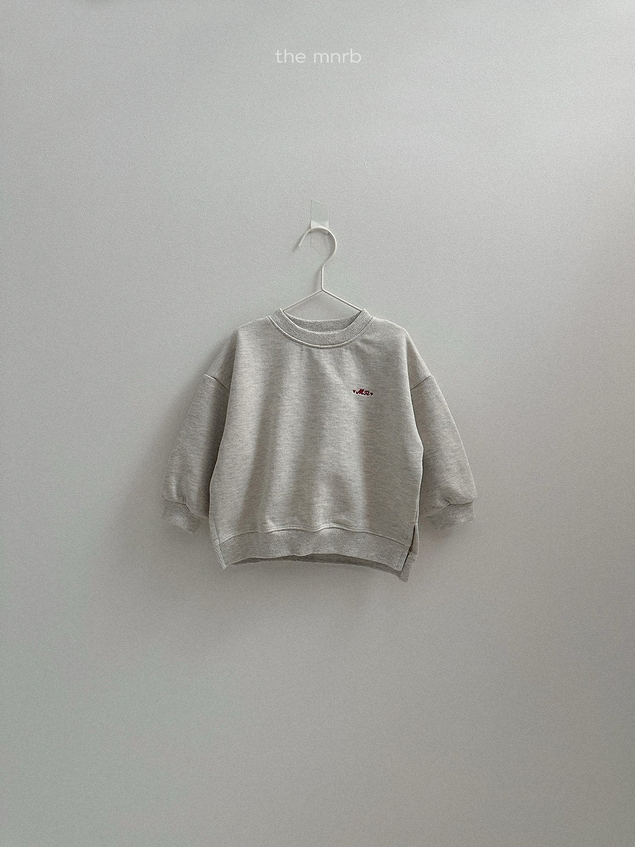 ［minirobe］Asymmetric Sweatshirt