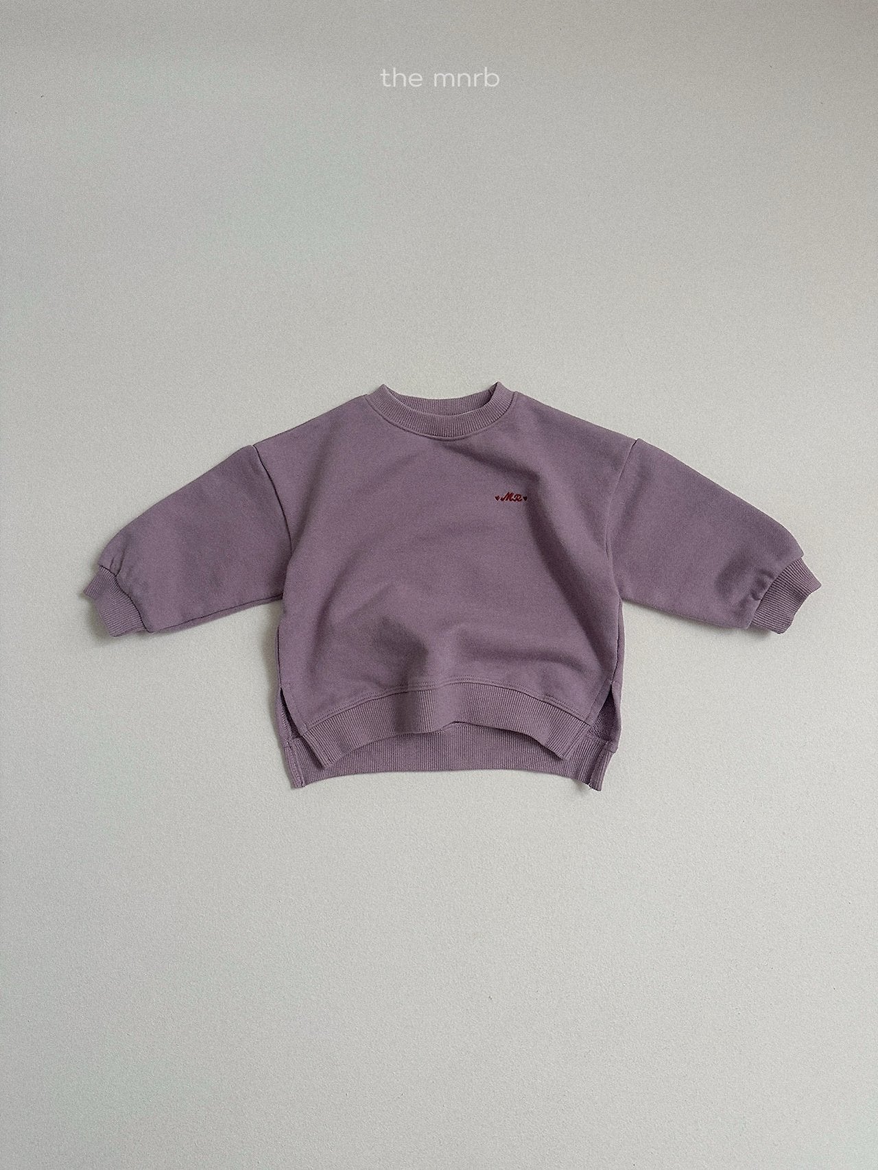［minirobe］Asymmetric Sweatshirt