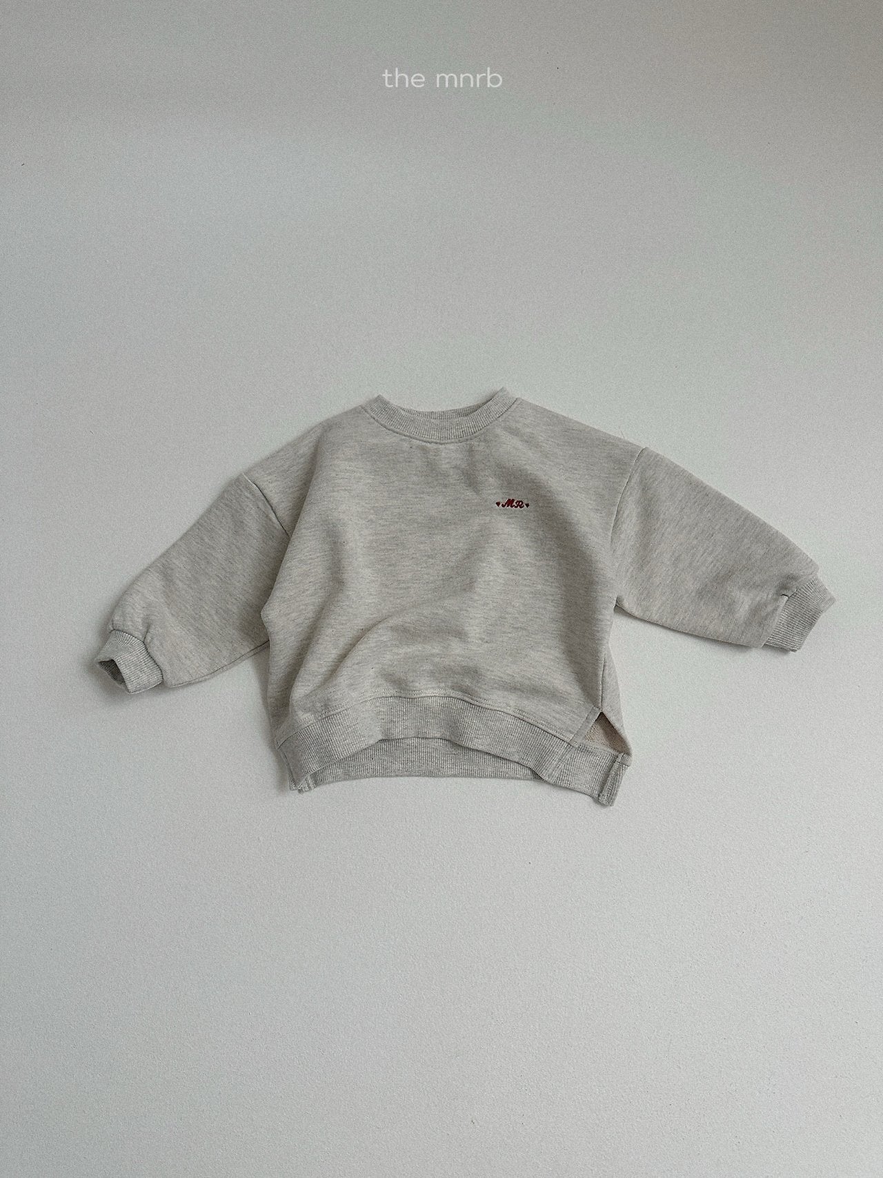 ［minirobe］Asymmetric Sweatshirt