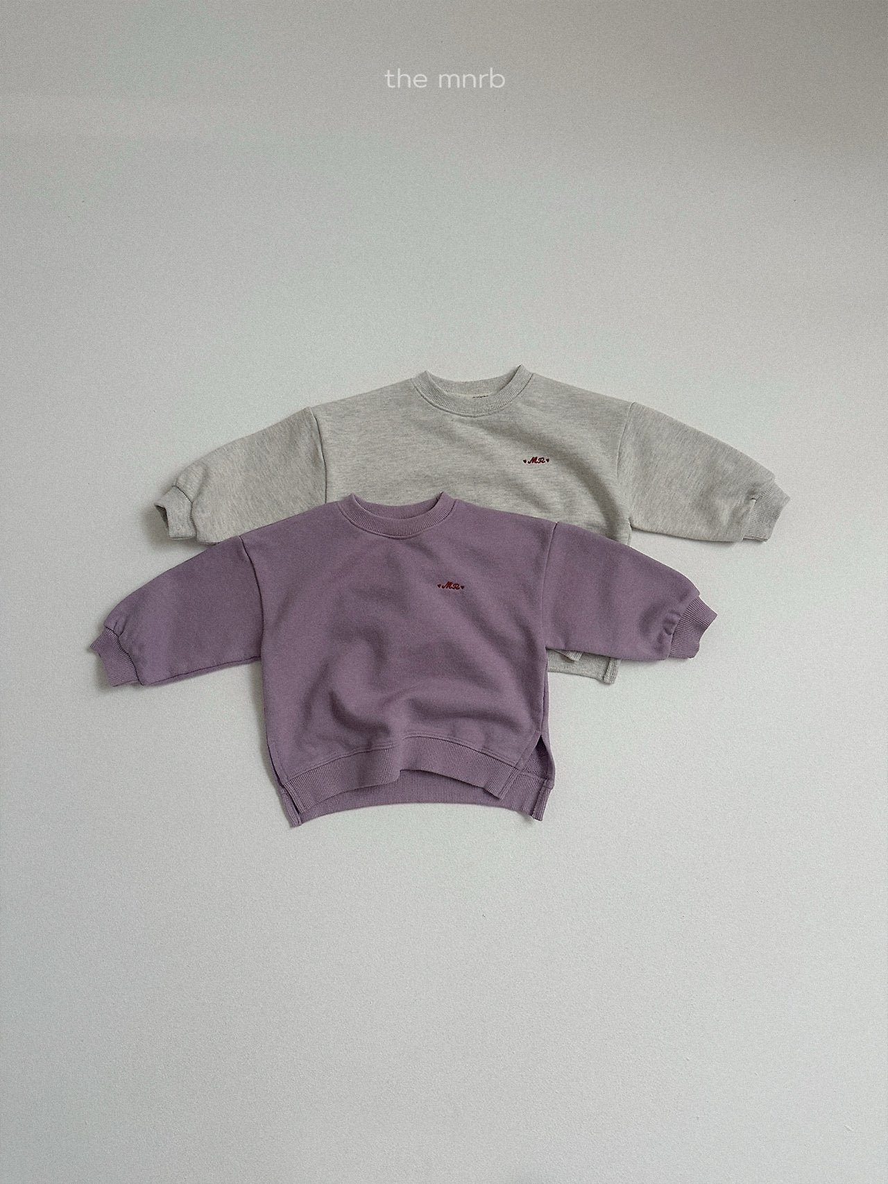 ［minirobe］Asymmetric Sweatshirt
