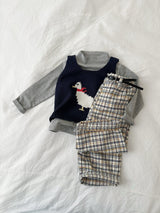 ［minirobe］Duck Knit Vest