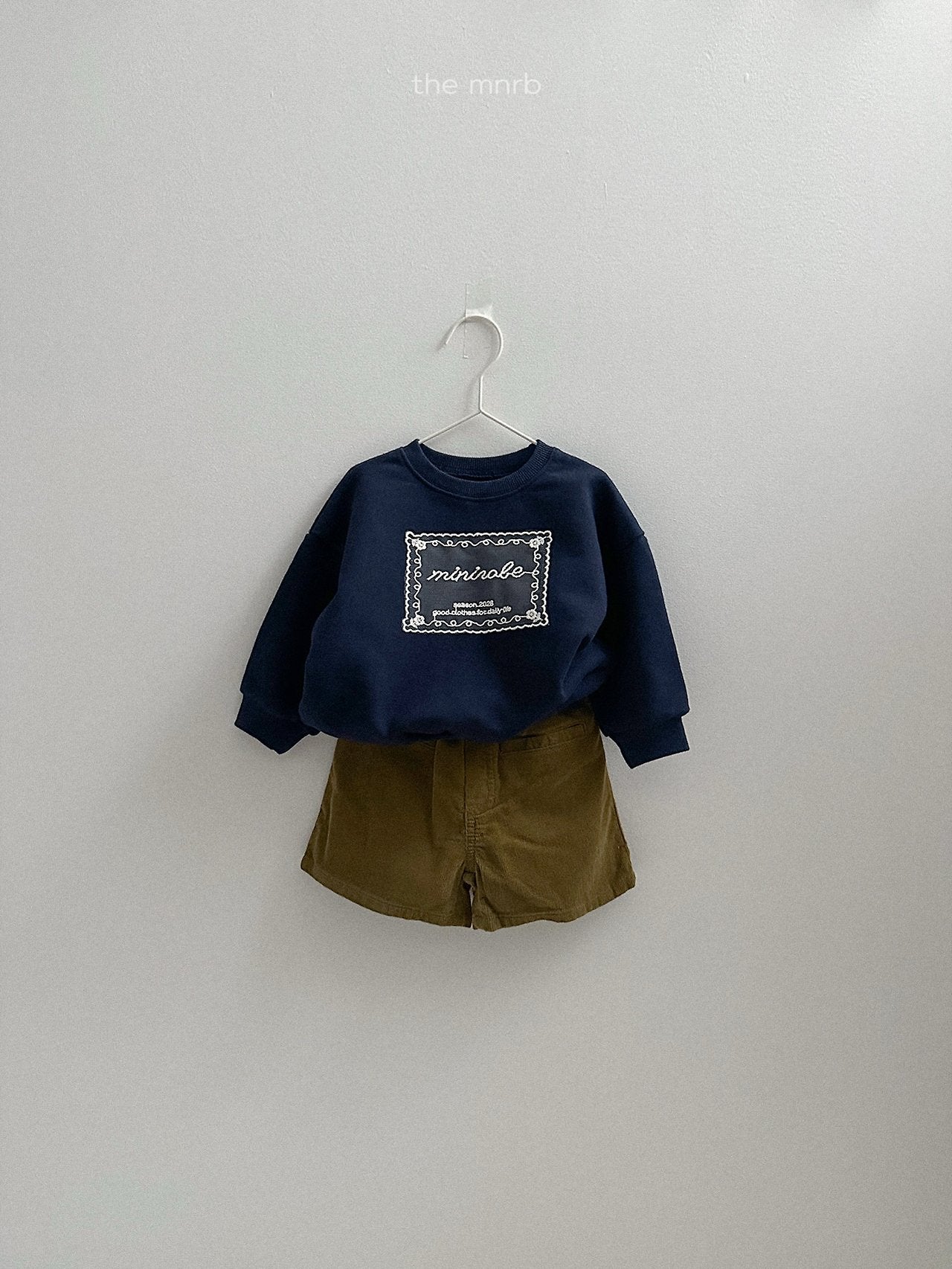 ［minirobe］Lace Sweatshirt