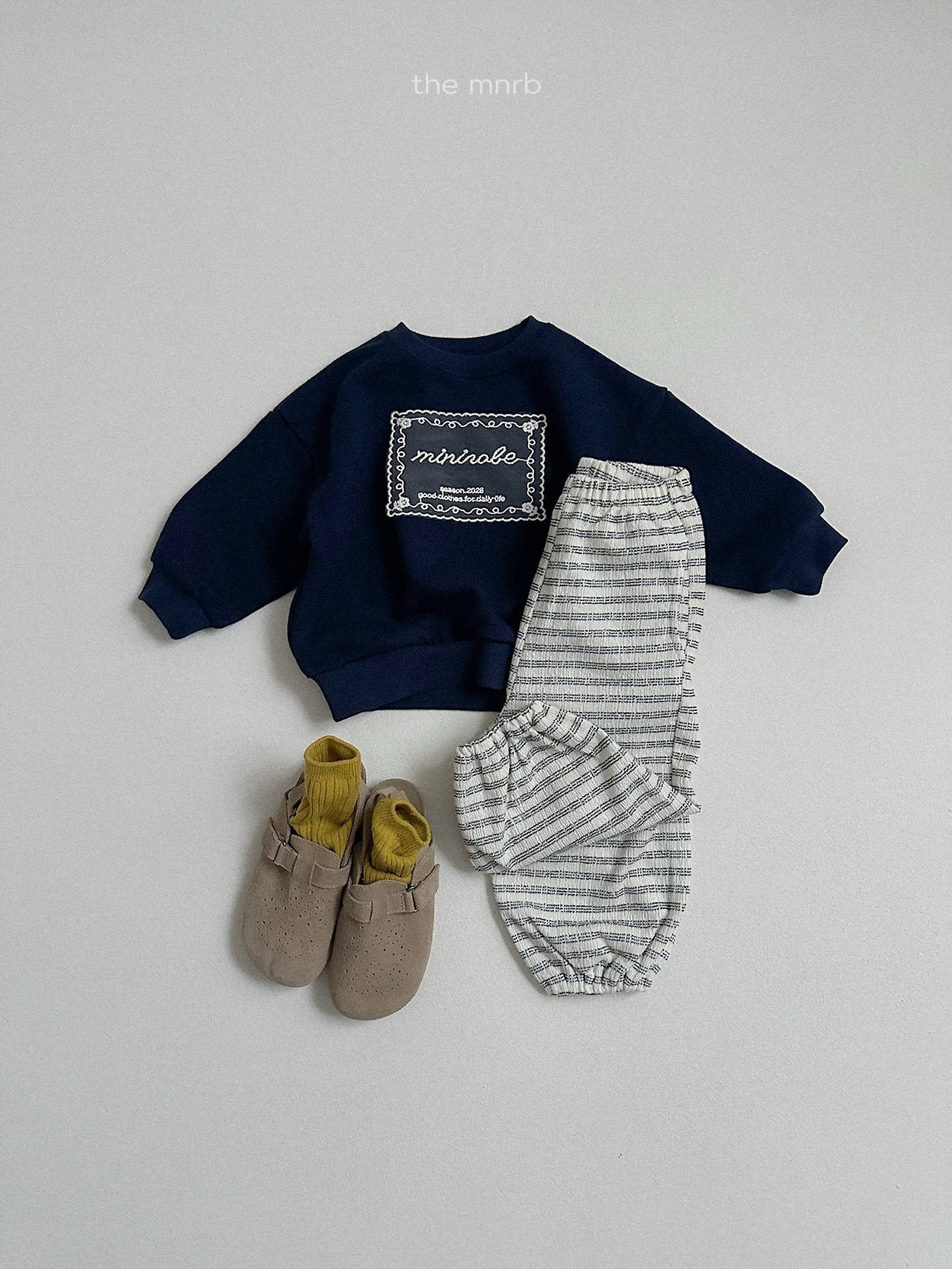 ［minirobe］Lace Sweatshirt