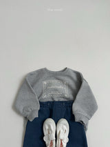 ［minirobe］Lace Sweatshirt