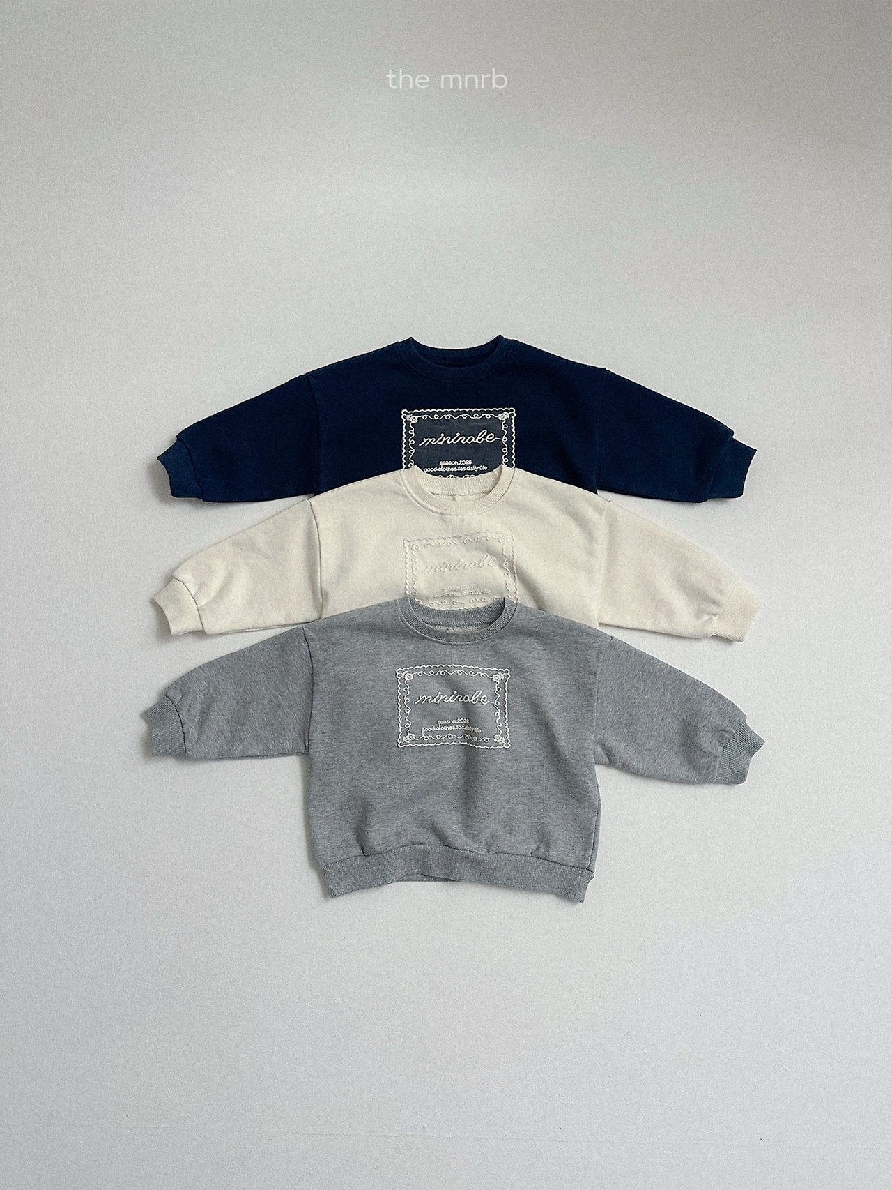 ［minirobe］Lace Sweatshirt
