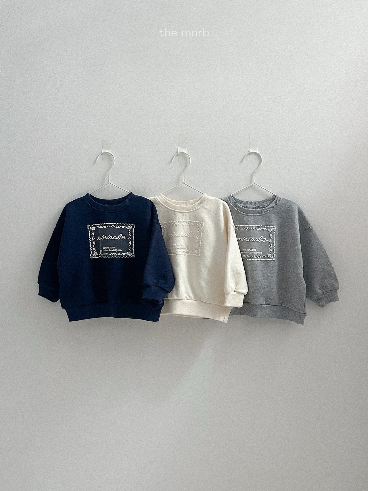 ［minirobe］Lace Sweatshirt