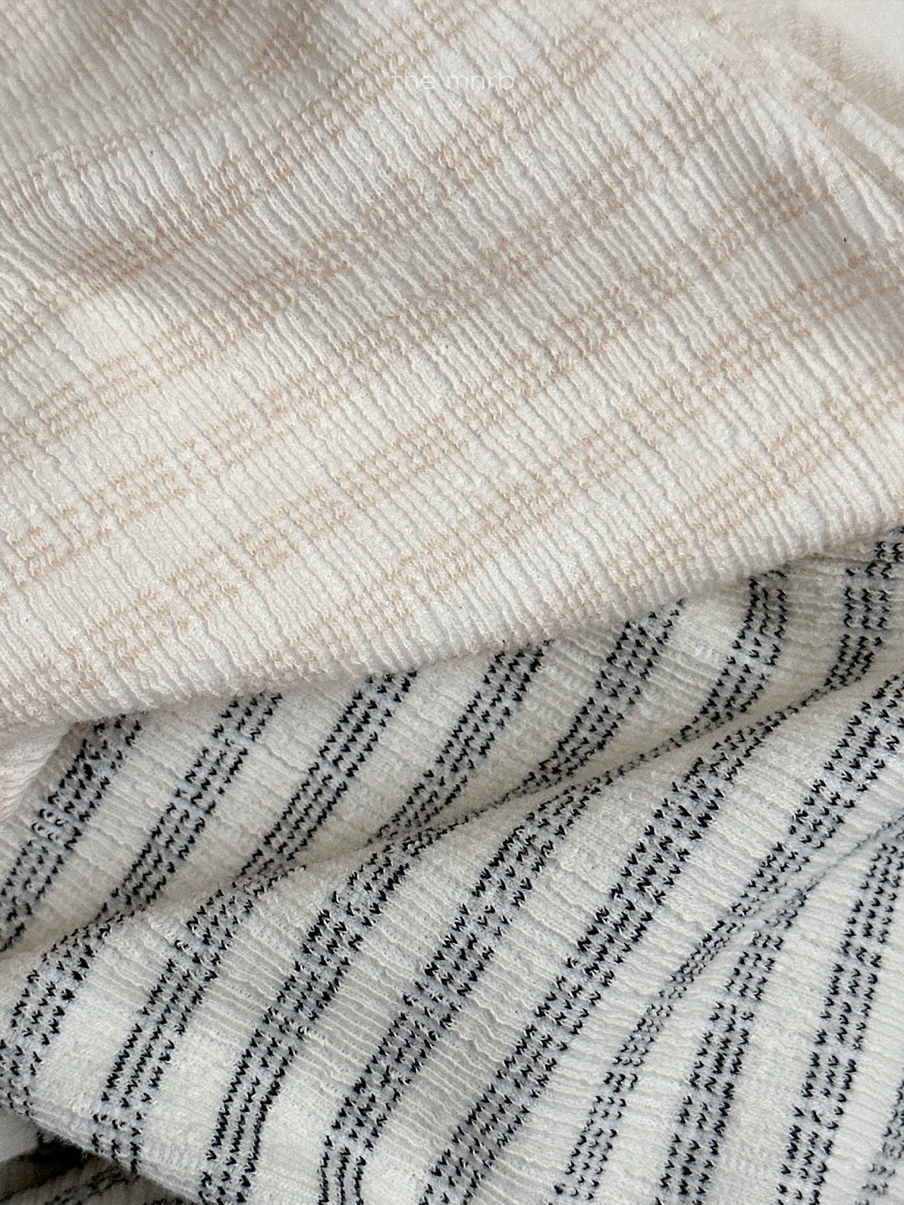 ［minirobe］Day Stripe Jogger Pants