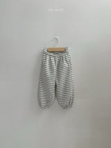 ［minirobe］Day Stripe Jogger Pants