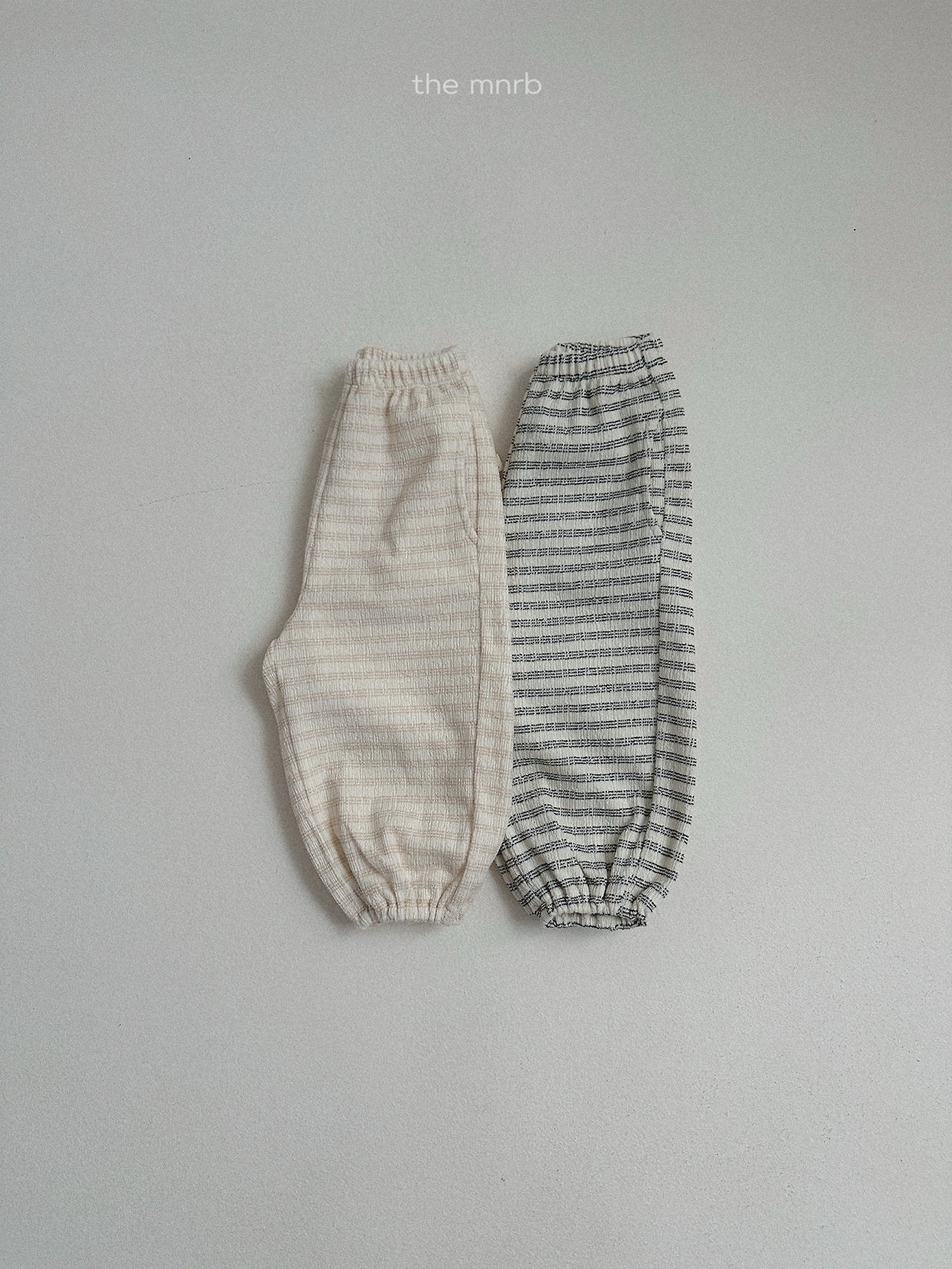 ［minirobe］Day Stripe Jogger Pants