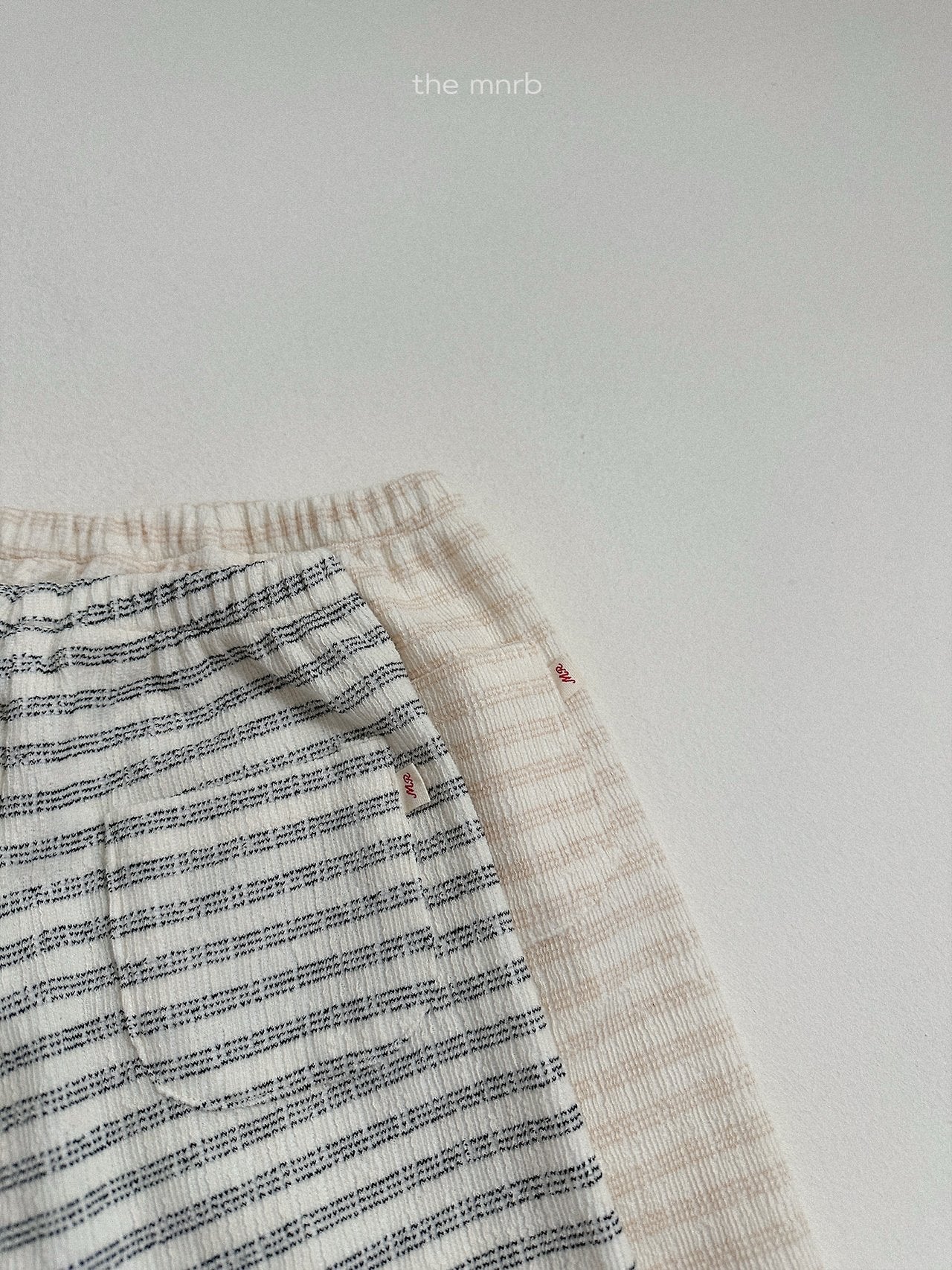 ［minirobe］Day Stripe Jogger Pants
