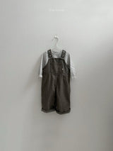 ［minirobe］Round Striped Long Sleeve Tee