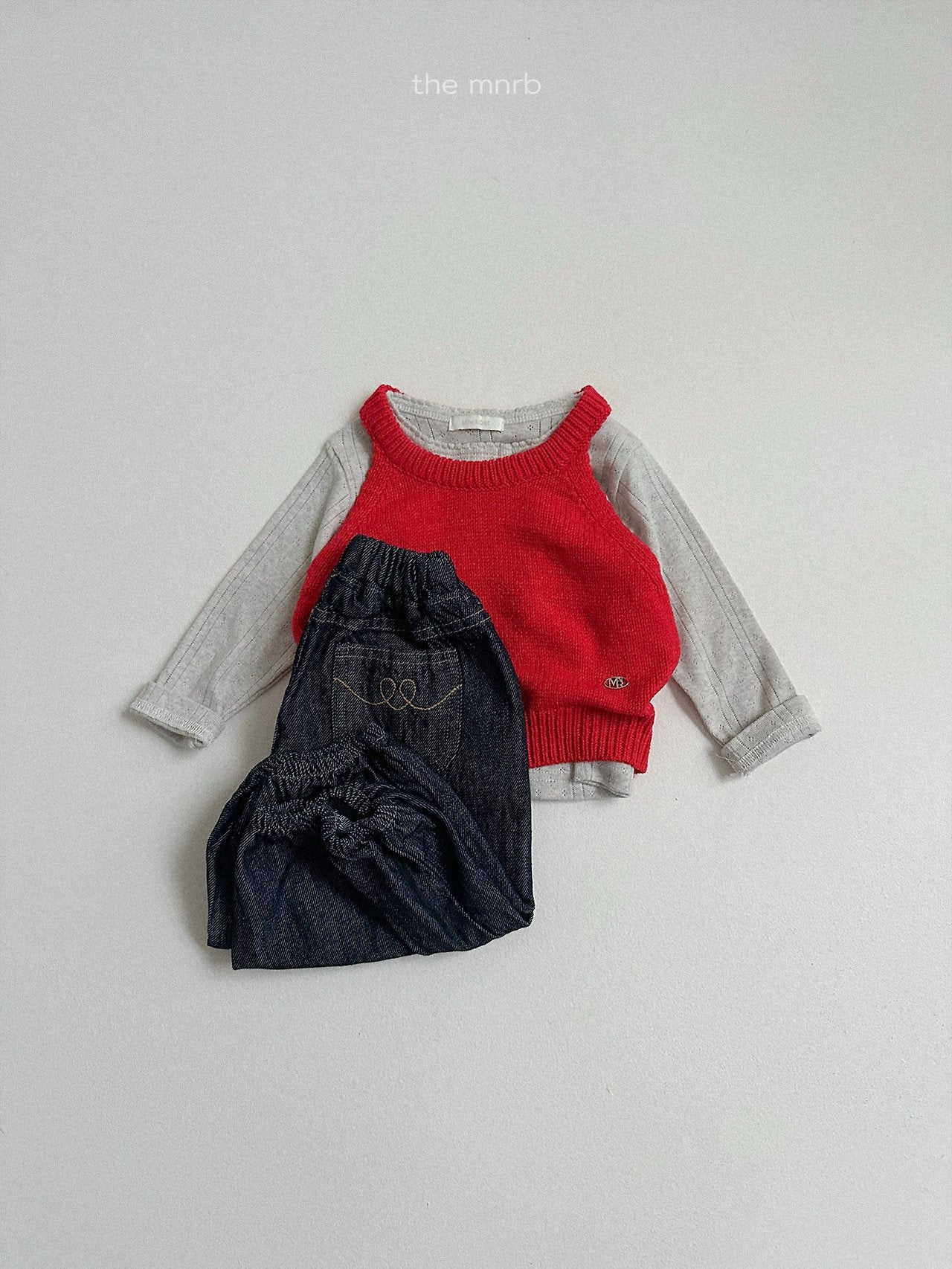 ［minirobe］Halter Neck Knit