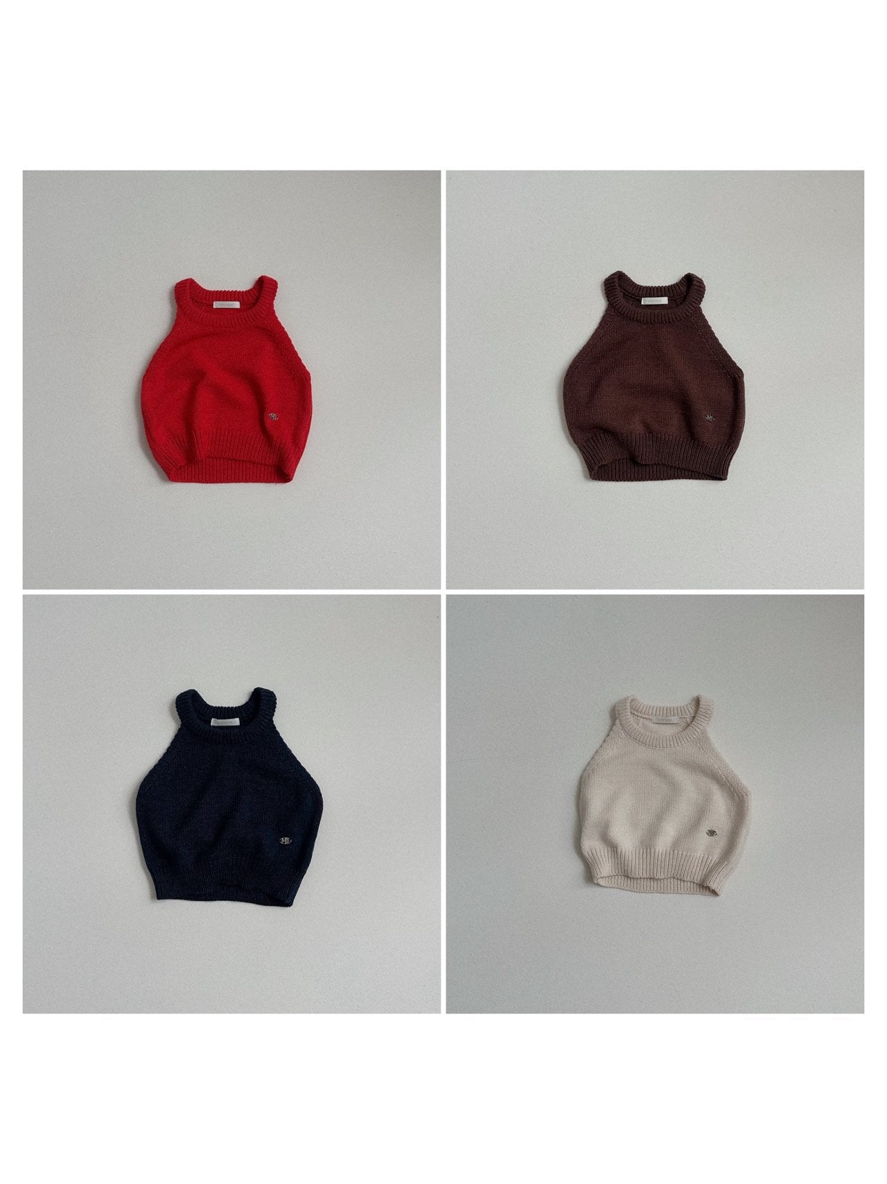 ［minirobe］Halter Neck Knit