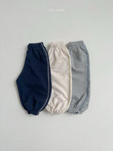［minirobe］Contrast Trim Jogger Pants
