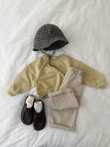 ［minirobe］Low V Neck Sweatshirt