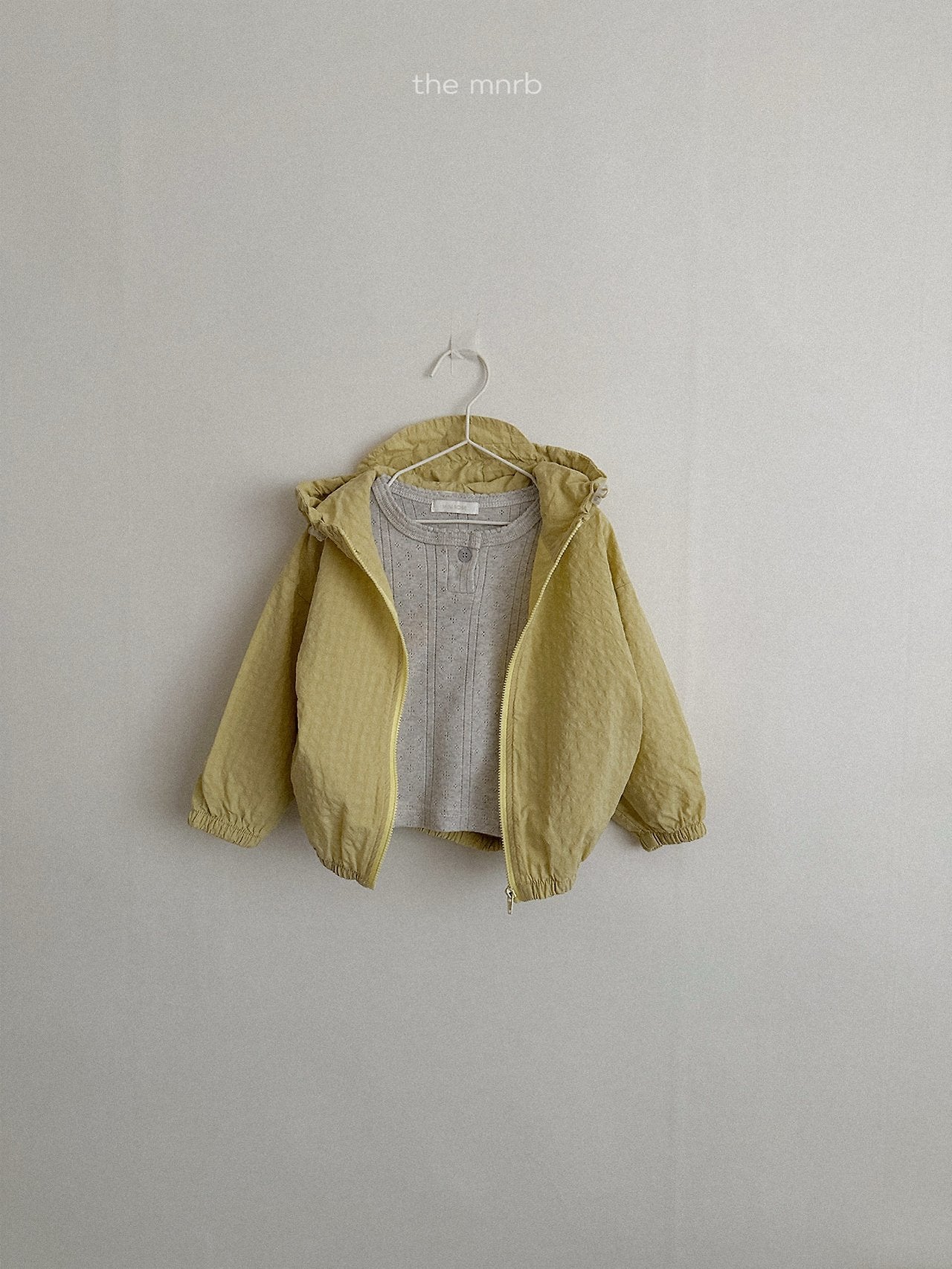 ［minirobe］String Hood Jumper