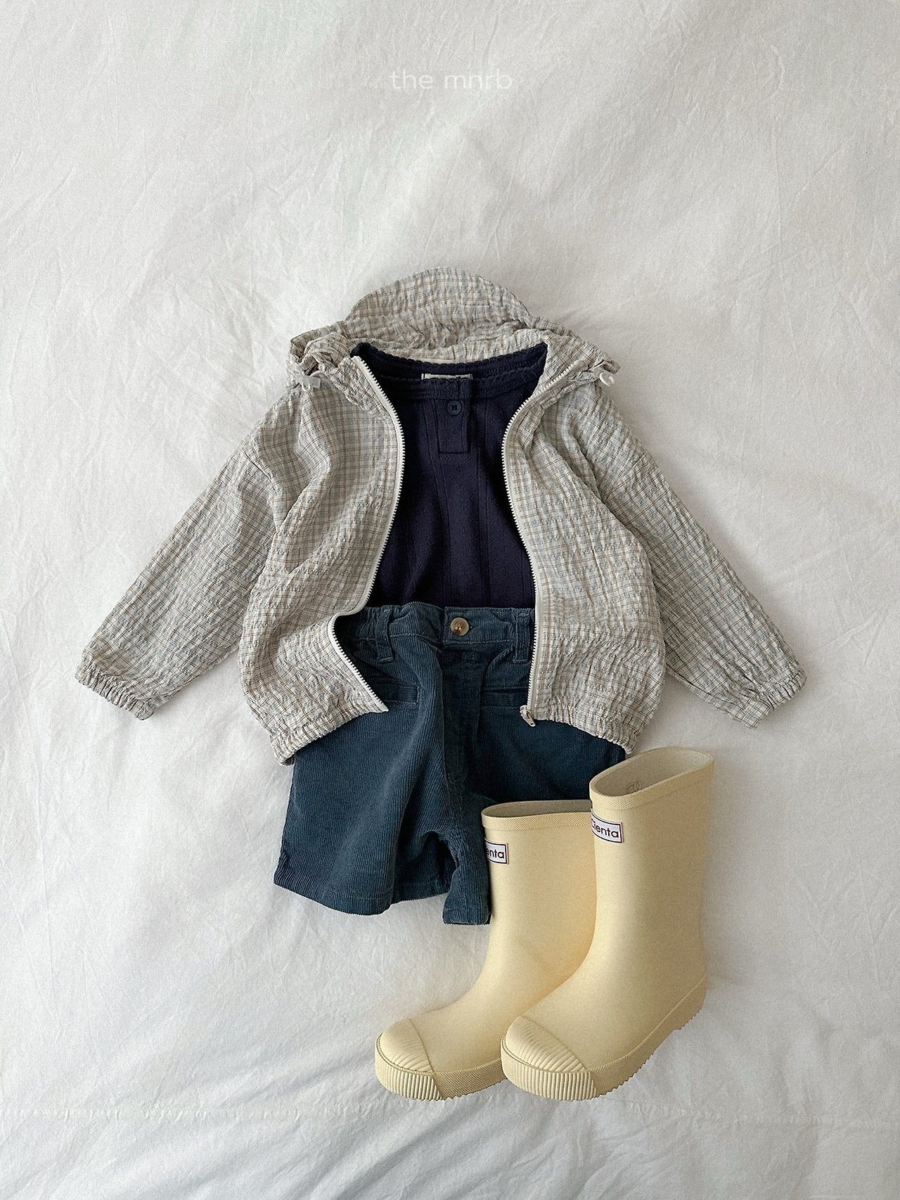 ［minirobe］String Hood Jumper