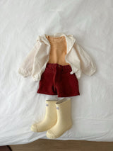 ［minirobe］String Hood Jumper