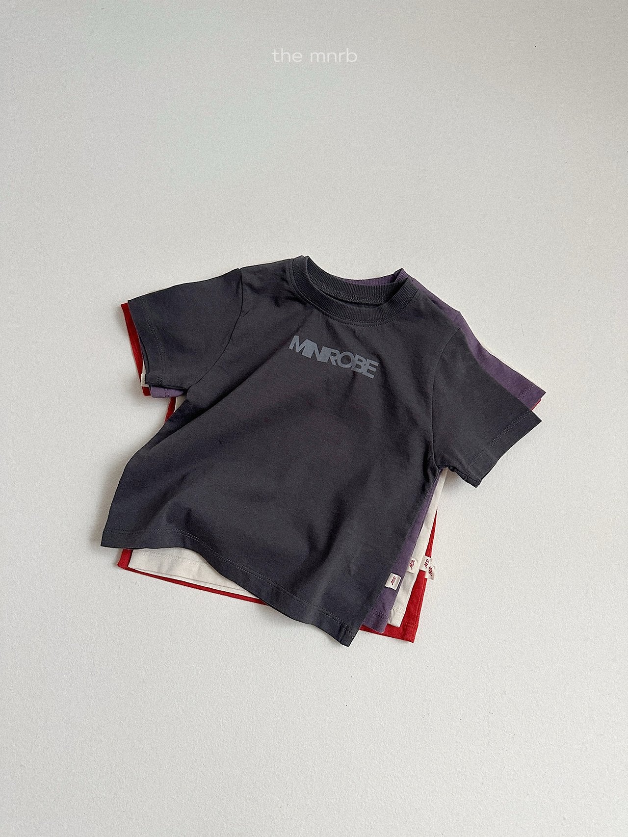 ［minirobe］Urban Logo Short Sleve Tee
