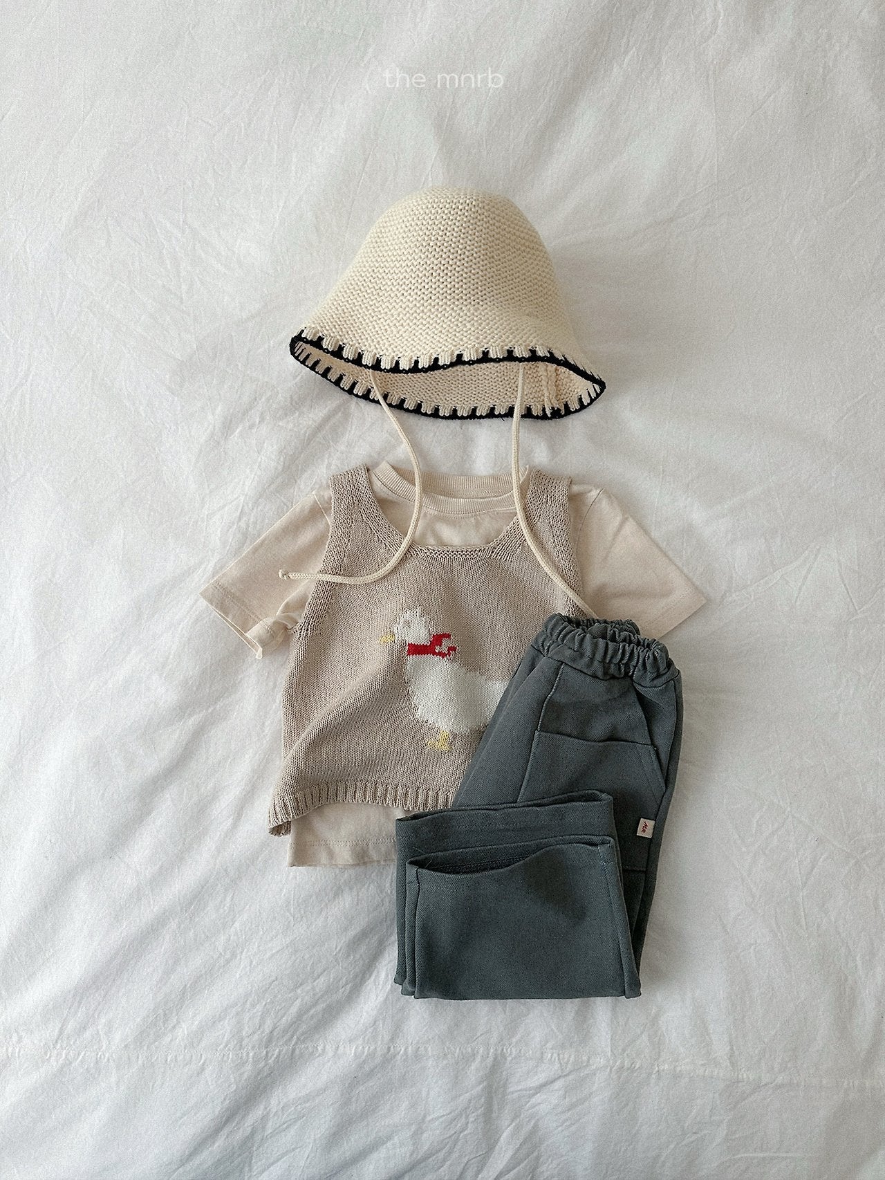 ［minirobe］Urban Logo Short Sleve Tee
