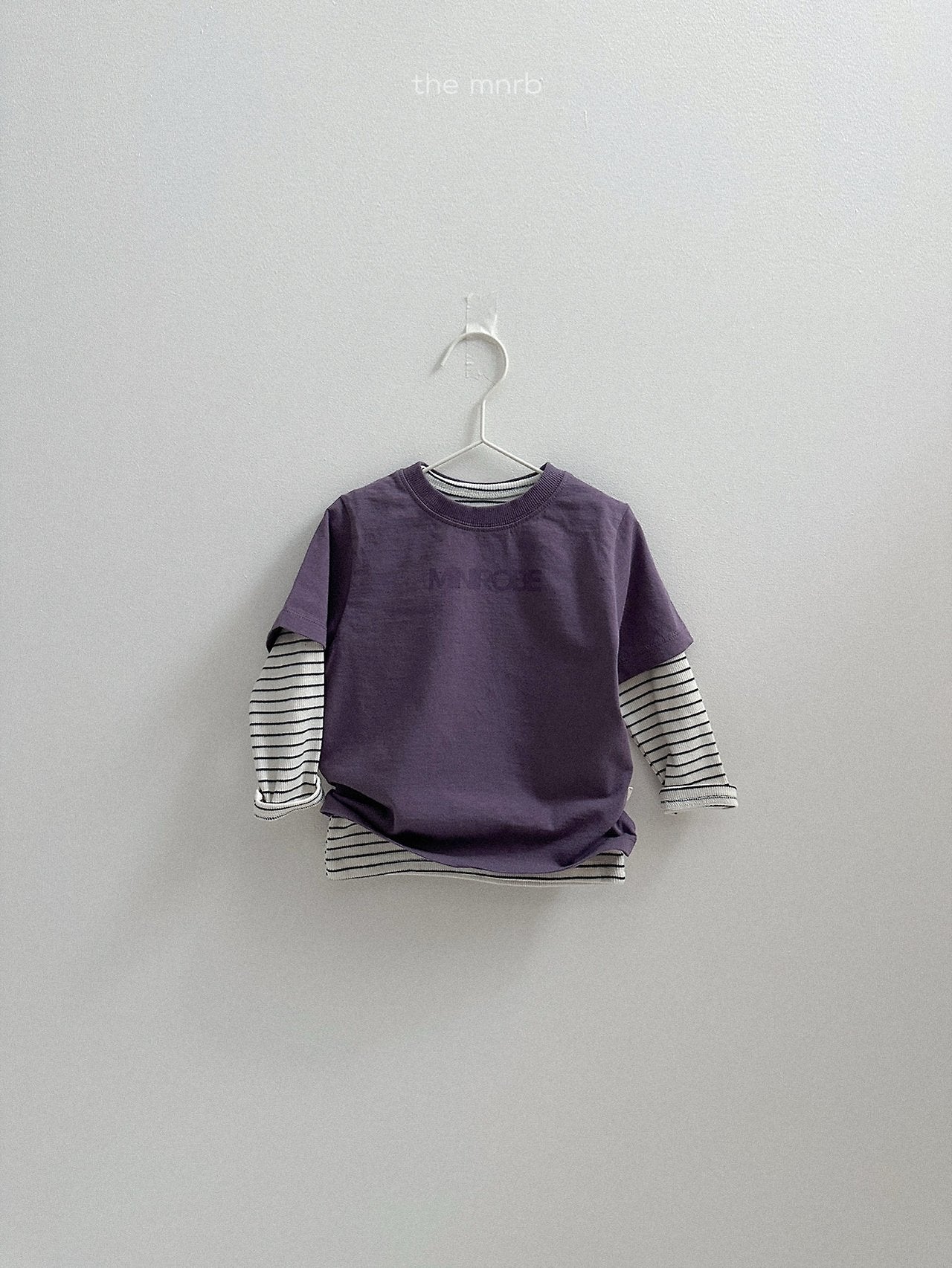 ［minirobe］Urban Logo Short Sleve Tee